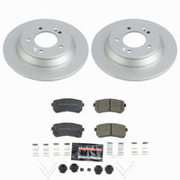 Power Stop 18-23 Hyundai Kona Rear Z23 Coated Brake Kit