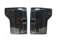 Raxiom 15-17 Ford F-150 CXR Series LED Tail Lights- Black Housing- Smoked Lens