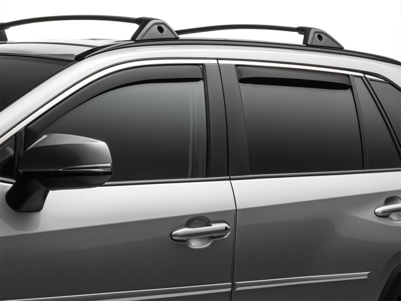 WeatherTech 15-18 Subaru WRX/WRX Sti Hatchback Front & Rear Side Window Deflectors - Matte Black