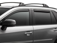 WeatherTech 15-18 Subaru WRX/WRX Sti Hatchback Front & Rear Side Window Deflectors - Matte Black