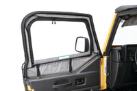 Bestop 97-06 Jeep Wrangler TJ Fabric Door Skins (Black Denim)