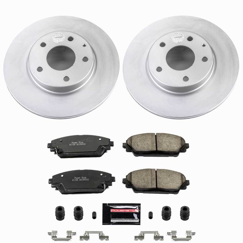 Power Stop 14-16 Mazda 3 Front Z23 Coated Brake Kit