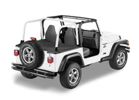 Bestop 92-95 Jeep Wrangler YJ Duster Deck Cover (Black Denim Factory Soft Top)