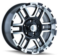 ION Type 179 16x8 / 8x165.1 BP / 10mm Offset / 130.8mm Hub Black/Machined Wheel