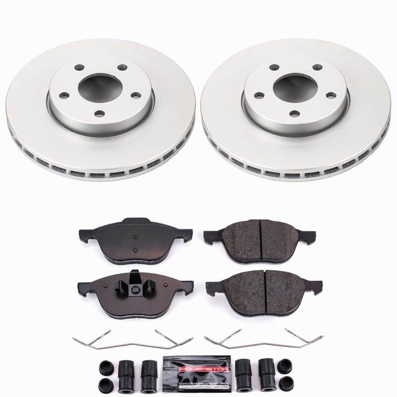 Power Stop 13-18 Ford C-Max Front Z23 Coated Brake Kit