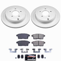 Power Stop 07-10 Ford Edge Rear Z23 Coated Brake Kit