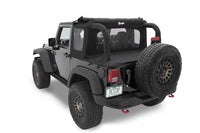 Bestop 07-18 Jeep Wrangler JK 2-Door Halftop Soft Top (Black Diamond)
