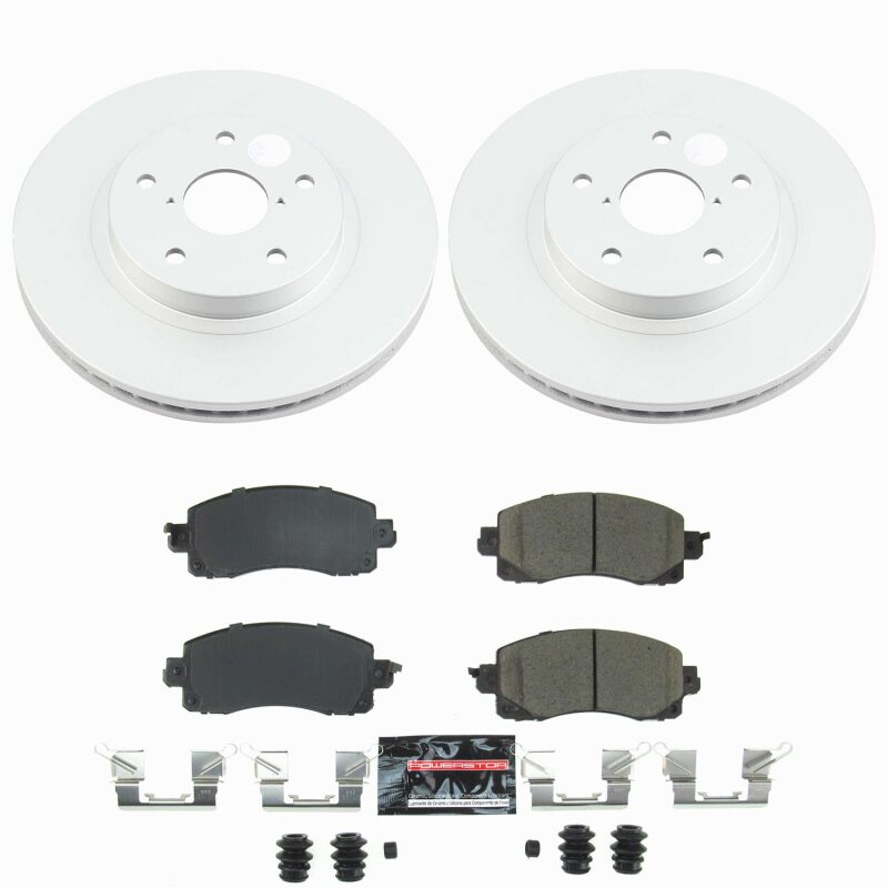 Power Stop 19-24 Subaru Forester Front Z23 Coated Brake Kit