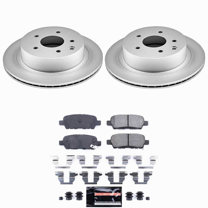 Power Stop 03-05 Infiniti G35 Rear Z23 Coated Brake Kit