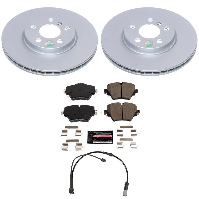 Power Stop 22-24 Mini Cooper Front Z23 Coated Brake Kit