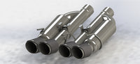 Kooks 09-13 Chevrolet Corvette Z06/ZR1 3in. Valved Axle-Back Exhaust w/ SS Tips