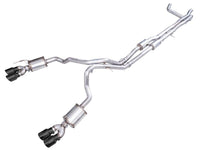 AWE 2021+ Chevy Suburban/GM Yukon XL 6.2L 0FG Edition Cat Back Exhaust - Quad Diamond Chrome Tips