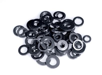 ARP 3/8 ID 7/8 OD Radiused Black Washers (2 pack)