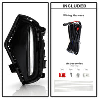 Spyder 19-21 Toyota RAV4 OEM Full LED Fog Light w/ Switch - Clear (FL-TRAV419-LED-C)