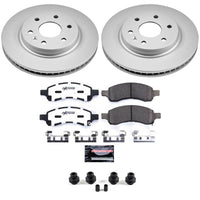 Power Stop 08-17 Buick Enclave Front Z36 Coated Truck & Tow Brake Kit