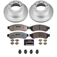 Power Stop 07-10 Ford F-250 Super Duty Rear Z36 Coated Truck & Tow Brake Kit