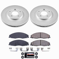 Power Stop 03-07 Cadillac CTS Front Z23 Coated Brake Kit