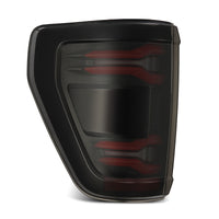 AlphaRex 21-23 Ford F-150 LUXX LED Taillights - Black Red w/ BLIS