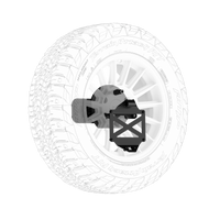 Body Armor 4x4 16-23 Toyota Tacoma/10-24 4Runner Pro Series II Tire Carrier W/ License Plate Holder