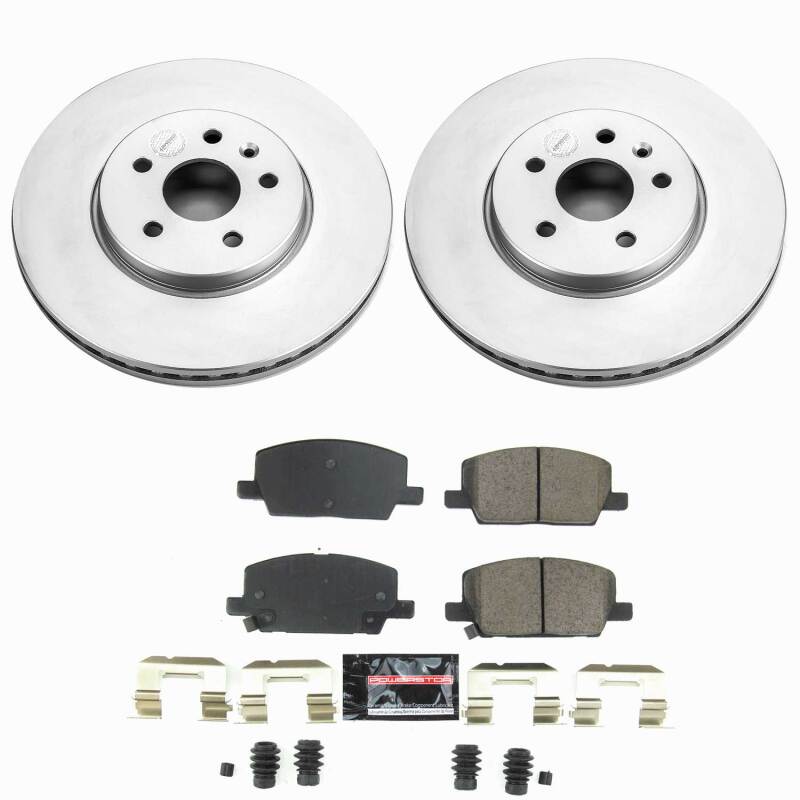 Power Stop 18-22 Buick Encore Front Z23 Coated Brake Kit