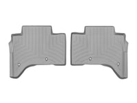 WeatherTech 2013+ Land Rover Range Rover Rear FloorLiner - Grey (Std Wheelbase w/2nd Row Cons)