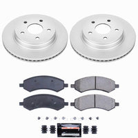 Power Stop 07-09 Chrysler Aspen Front Z23 Coated Brake Kit