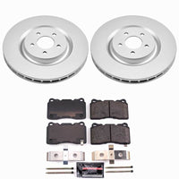Power Stop 07-14 Ford Mustang Front Z23 Coated Brake Kit