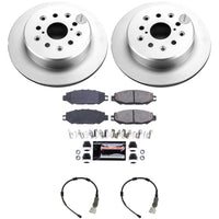 Power Stop 93-94 Lexus LS400 Rear Z23 Coated Brake Kit