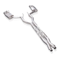 Stainless Works 18-21 Ford Mustang GT 3in Legend Series Catback X-Pipe w/Quad Tips w/o Active Valves
