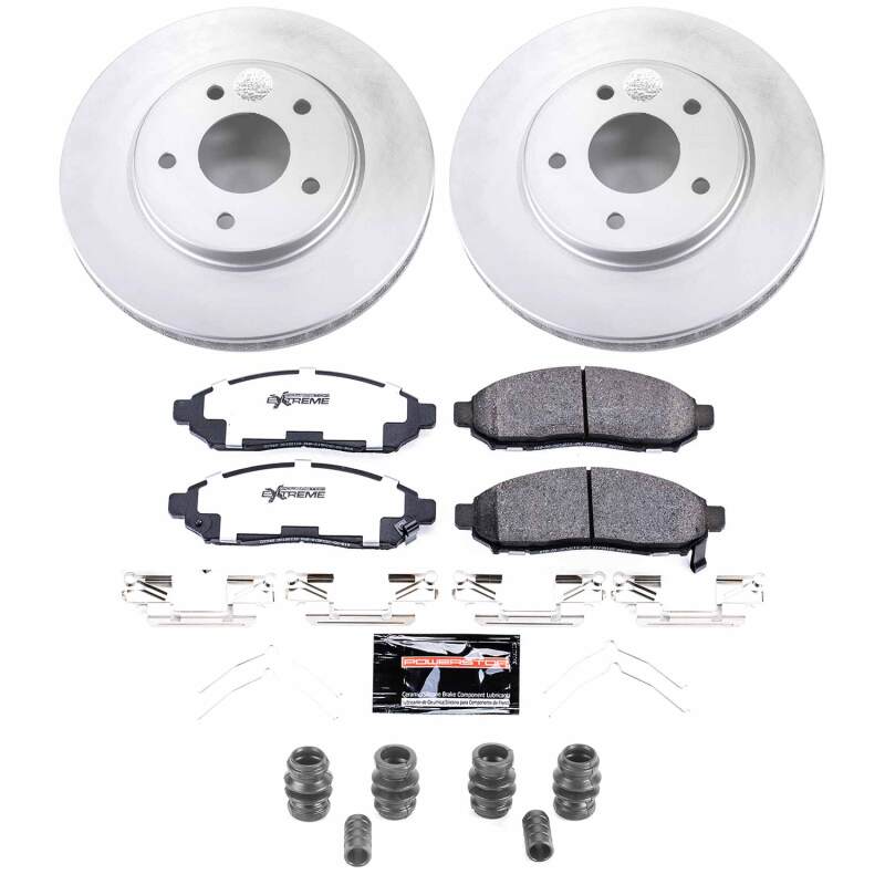Power Stop 15-18 Chevrolet City Express Front Z36 Coated Truck & Tow Brake Kit