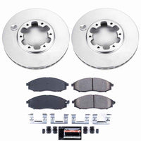 Power Stop 03-04 Nissan Frontier Front Z23 Coated Brake Kit