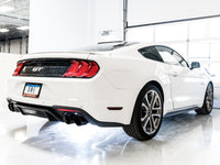 AWE Tuning 2018+ Ford Mustang GT (S550) Cat-Back Exhaust - Touring Edition (Quad Diamond Black Tips)