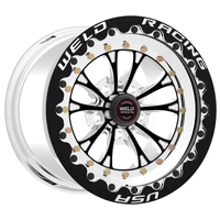 Weld Vitesse 17x10 / 5x4.5mm BP / 8in. BS Low Pad Black Wheel - Black SBL
