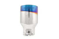 MBRP Burnt End Tip 2.5 ID 4 ID Out 6.5 length Single Wall Angle Cut 304 Stainless Steel