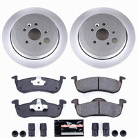 Power Stop 13-19 Lincoln MKT Rear Z23 Coated Brake Kit
