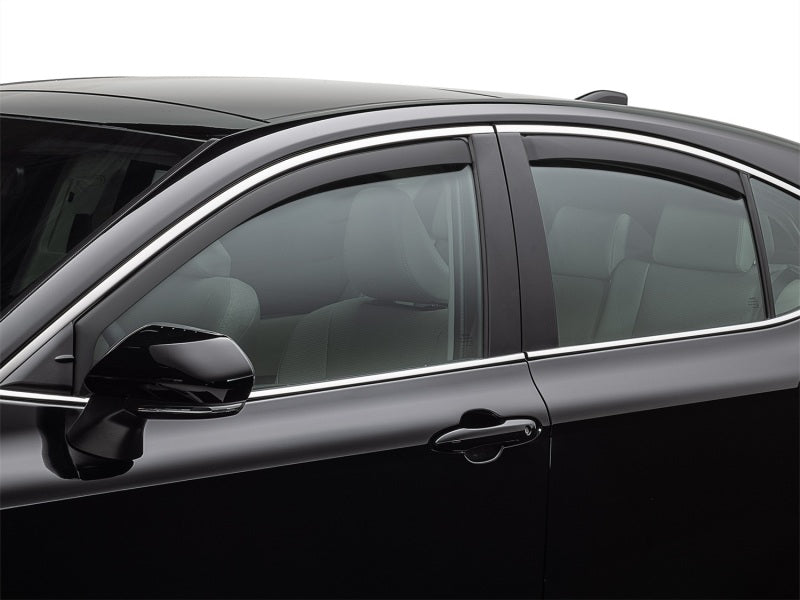 WeatherTech 08-12 Honda Accord Sedan Front & Rear Side Window Deflectors - Matte Black