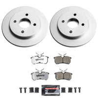 Power Stop 14-19 Ford Fiesta Rear Z26 Coated Brake Kit