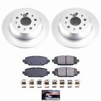 Power Stop 18-25 Jeep Wrangler Rear Z23 Coated Brake Kit