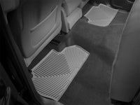 WeatherTech 14+ Chevrolet Silverado Rear Rubber Mats - Grey