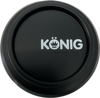 Konig Flow Formed Pop-in Center Cap - Heliogram/Neoform Black