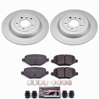 Power Stop 11-12 Ford Edge Rear Z23 Coated Brake Kit