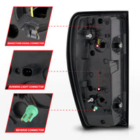 ANZO 19-23 GMC Sierra 1500/2500HD/3500HD Black Replacement Full LED Bar Tail Light