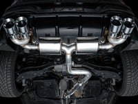 AWE Tuning MK8 Volkswagen Golf R 3in Touring Edition Quad Exhaust - Chrome Silver Tips