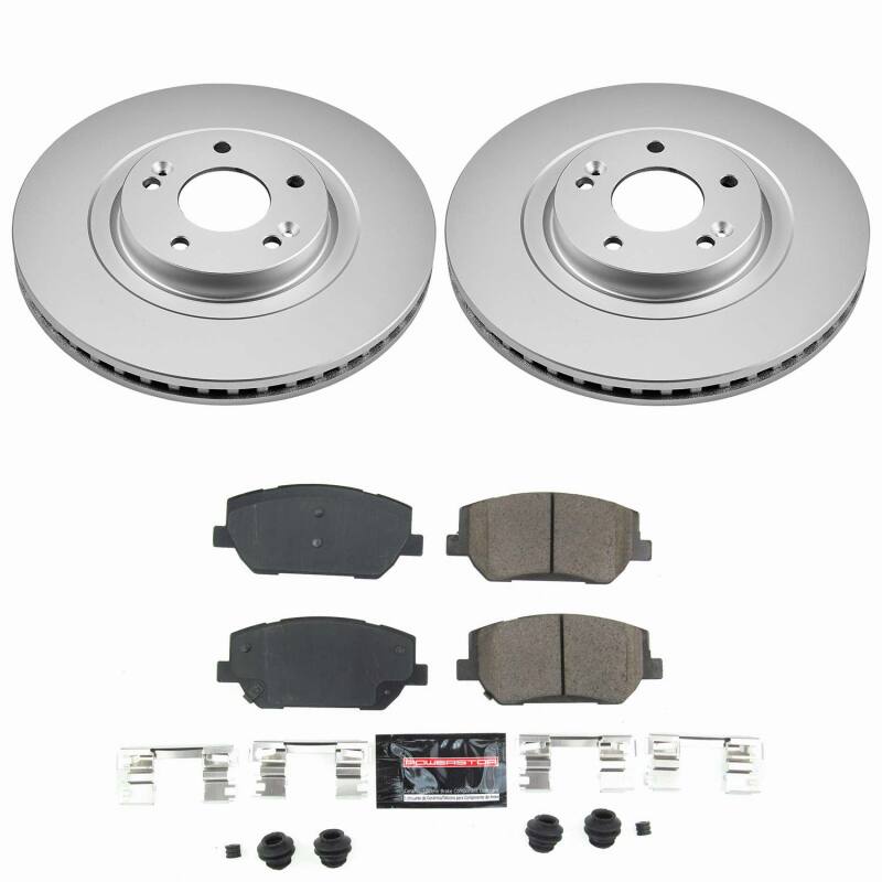 Power Stop 19-20 Hyundai Santa Fe Front Z23 Coated Brake Kit