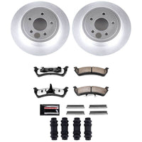 Power Stop 2003 Ford Explorer Sport Rear Z36 Coated Truck & Tow Brake Kit