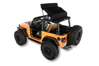 Bestop Trektop Glide Slantback for 18+ Jeep Wrangler JL (Black Diamond)