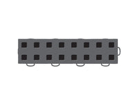 WeatherTech TechFloor - 3in x 12in Tiles(Right Loop) - Dark Grey/Black