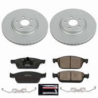 Power Stop 18-23 Ford Transit Connect Front Z23 Coated Brake Kit