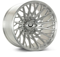 Vossen VFX-02T 22x10 - 8x180 - ET18 - Super Deep - 124.3 - Brushed Gloss Clear Wheel