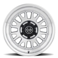 ICON Anza 17x8.5 / 6x5.5 / 0mm / 4.75in BS Silver Machined Wheel
